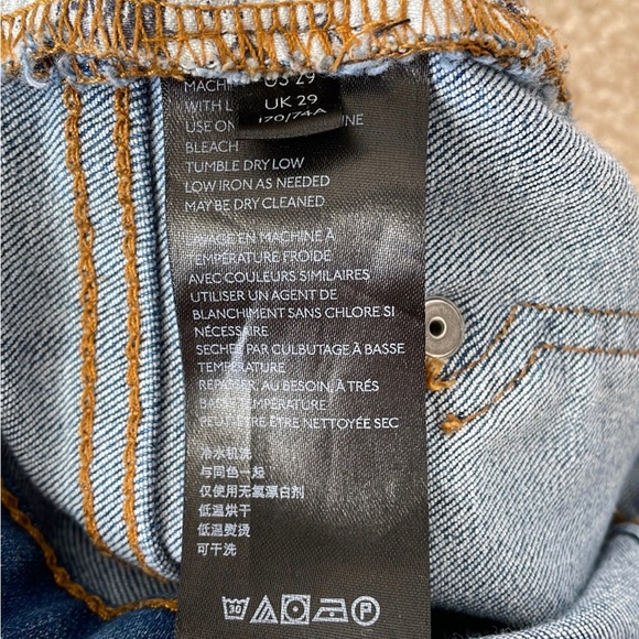 Anthropologie Pilcro and the Letterpress High Rise Denim Legging Sz 29 - Picture 6 of 8